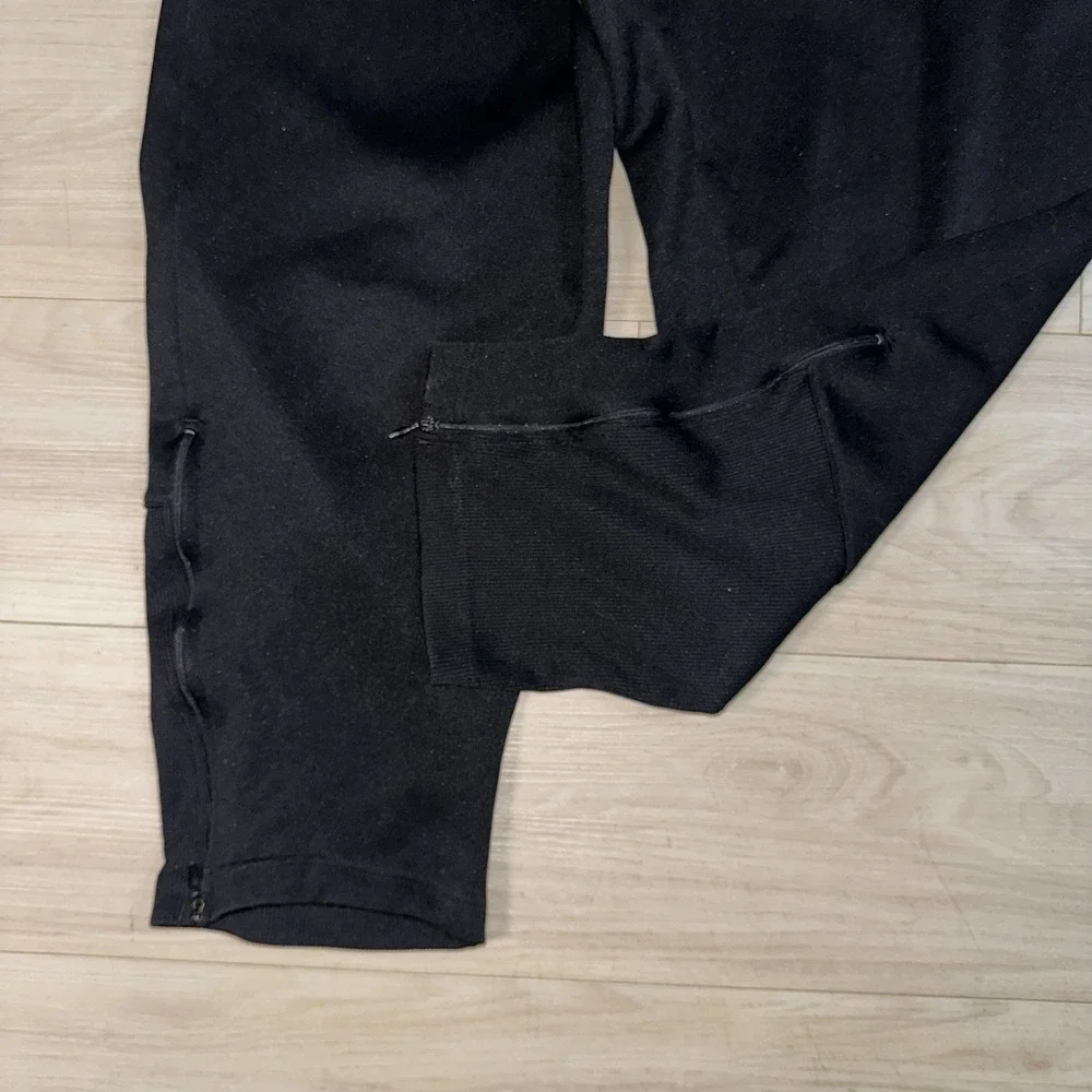 VTG Adidas Pants Mens XL Windbreaker Track Pants Black Striped Drawstring‎ Y2K